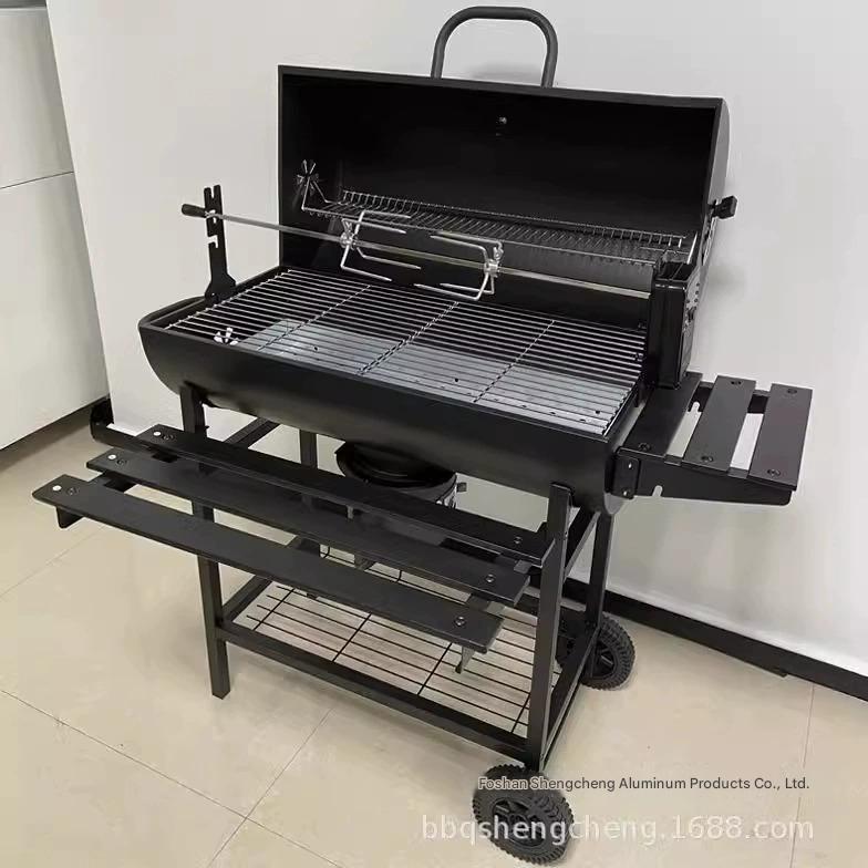 Household barbecue grill courtyard villa charcoal barbecue grill outdoor grill American bbq electric grill stew for 5 people