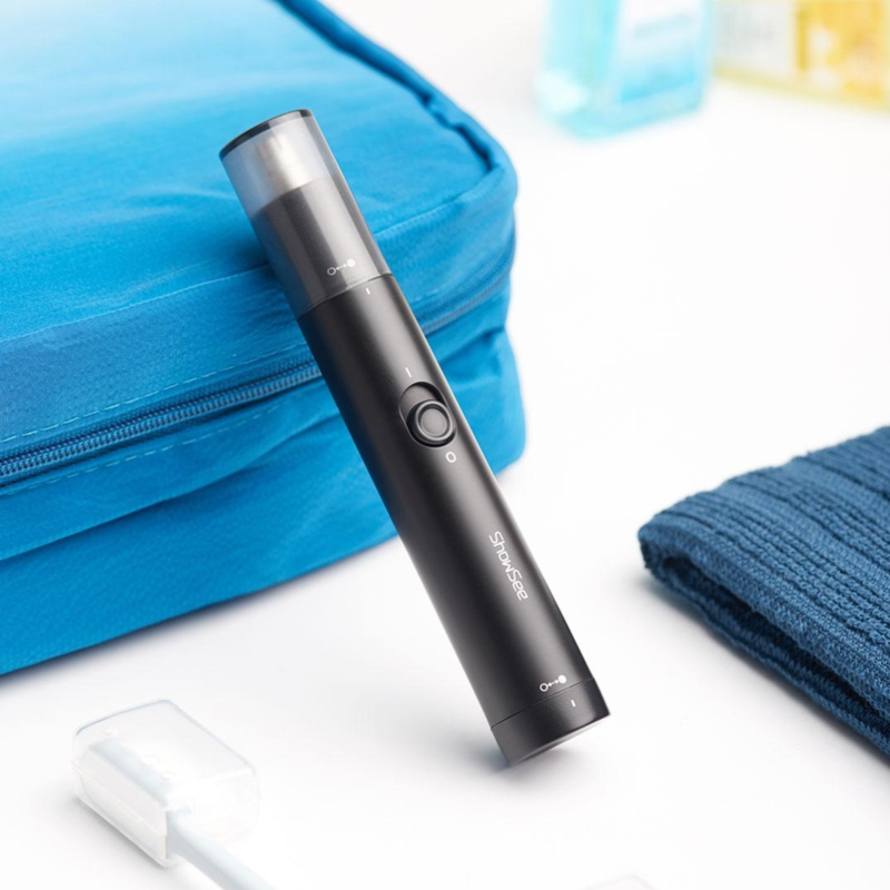 Small nasal hair trimmer, black