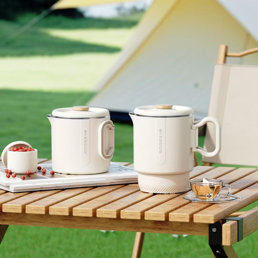 Small portable folding electric kettle 316 stainless steel version
