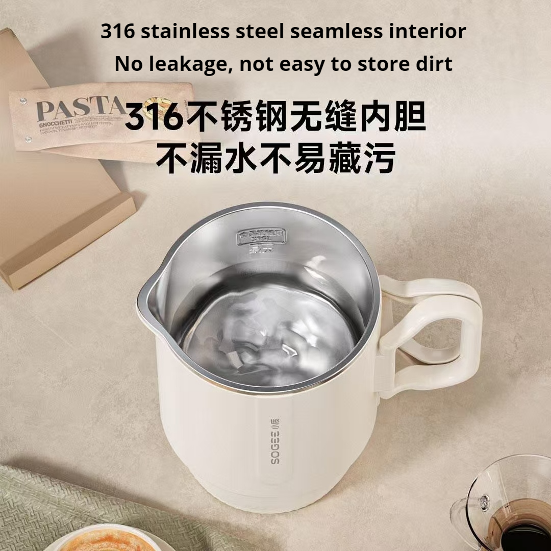 Small portable folding electric kettle 316 stainless steel version