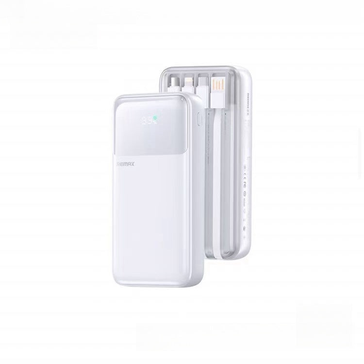REMAX new mobile power bank, 20000mAh fast charging power bank with 4 lines