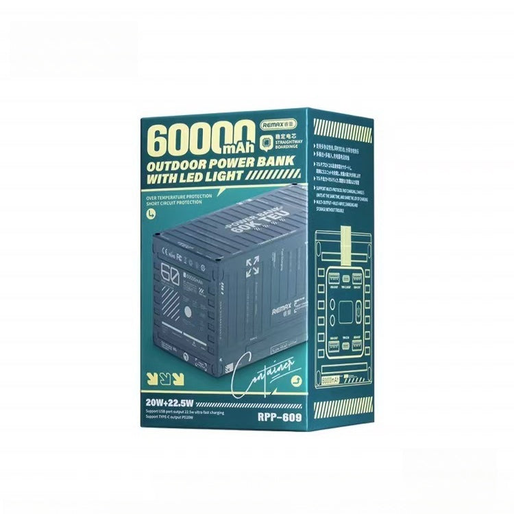 REMAX 60000mAh emergency large capacity fast charging power bank for mobile phones