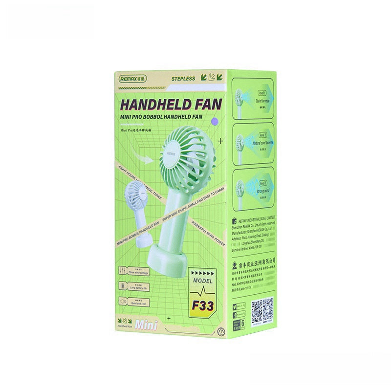 REMAX new handheld small fan charging desktop fan
