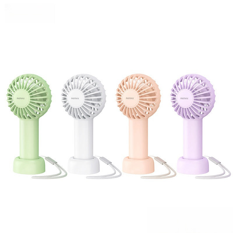 REMAX new handheld small fan charging desktop fan