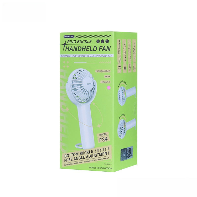 REMAX Ring Buckle Handheld Fan Summer Outdoor USB Fan