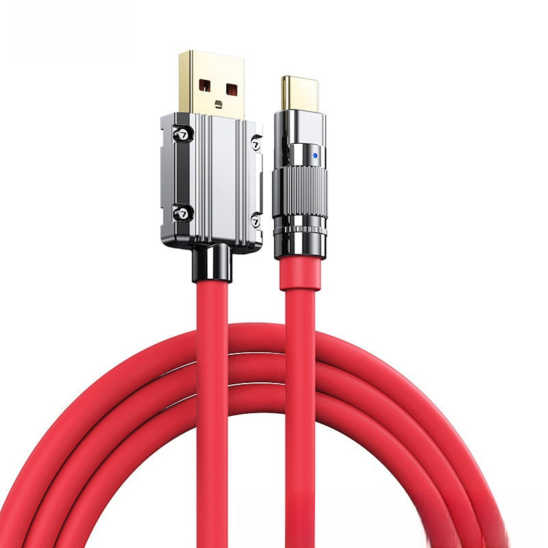 REMAX 100W fully compatible zinc alloy soft silicone charging wire