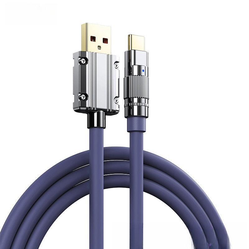 REMAX 100W fully compatible zinc alloy soft silicone charging wire