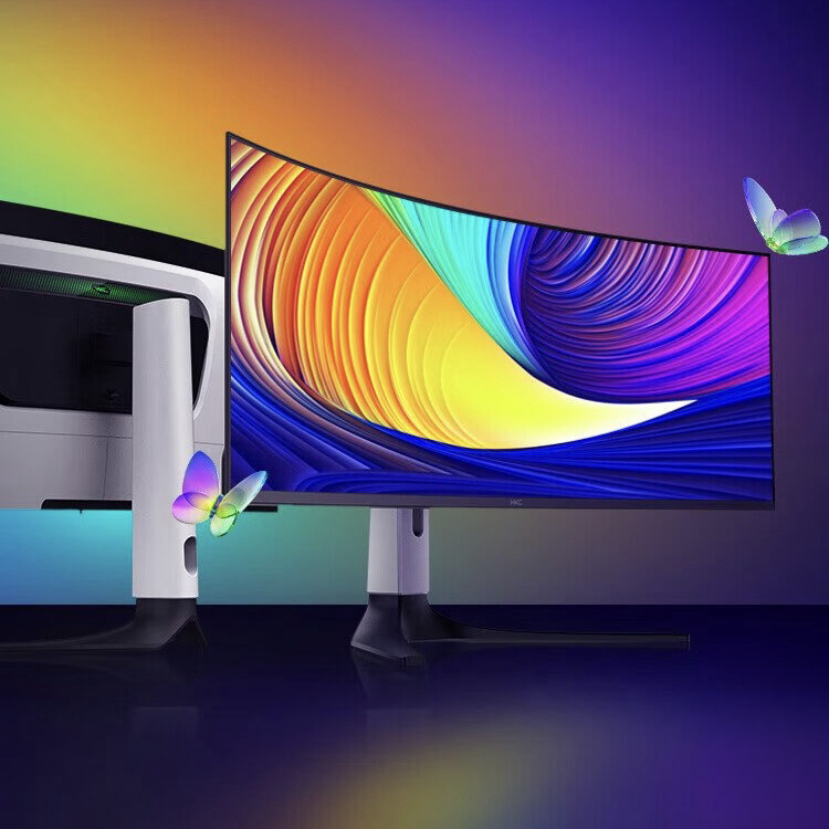 49 "OLED curved 5K 240Hz ultra-wide ribbon screen display device