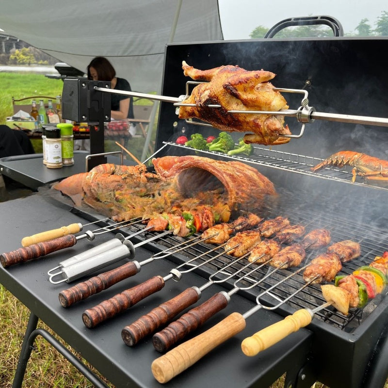 Outdoor home barbecue grill