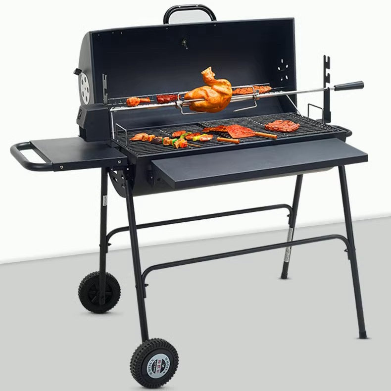 Outdoor home barbecue grill