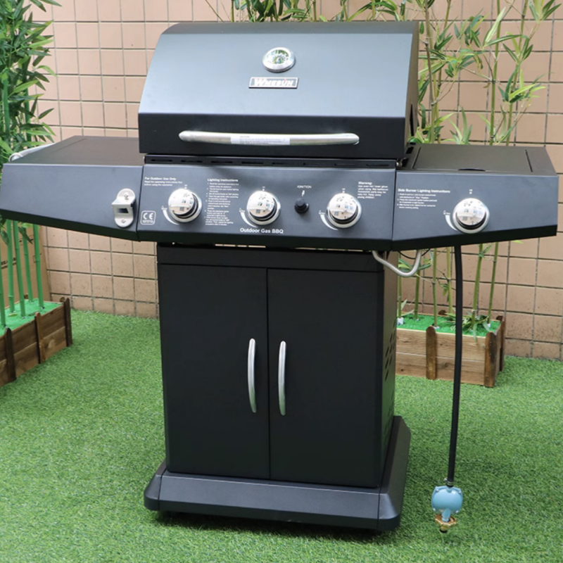 Multi-function thick gas barbecue grill