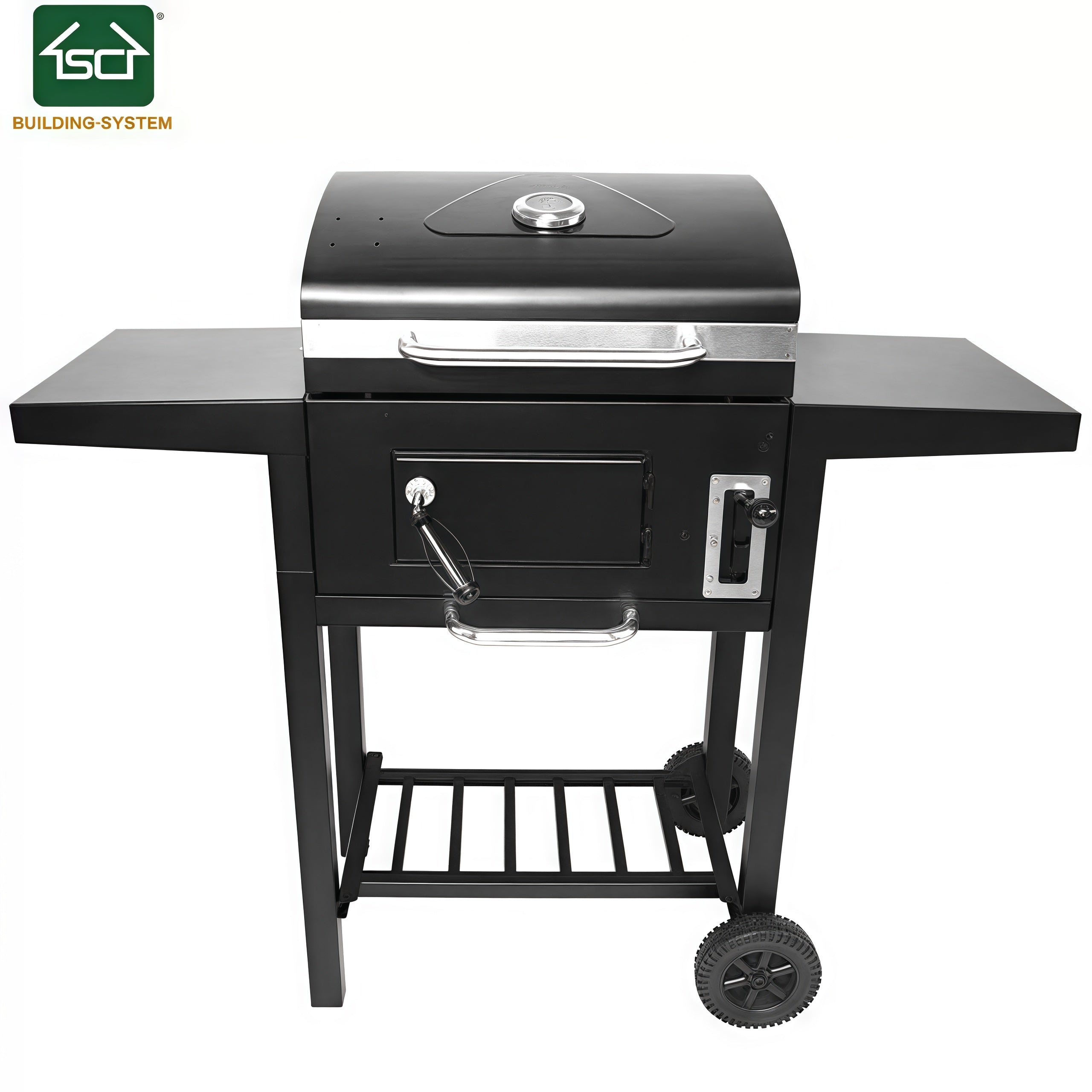 Double-sided table large charcoal grill smoked grill household grill American camping grill outdoor grill