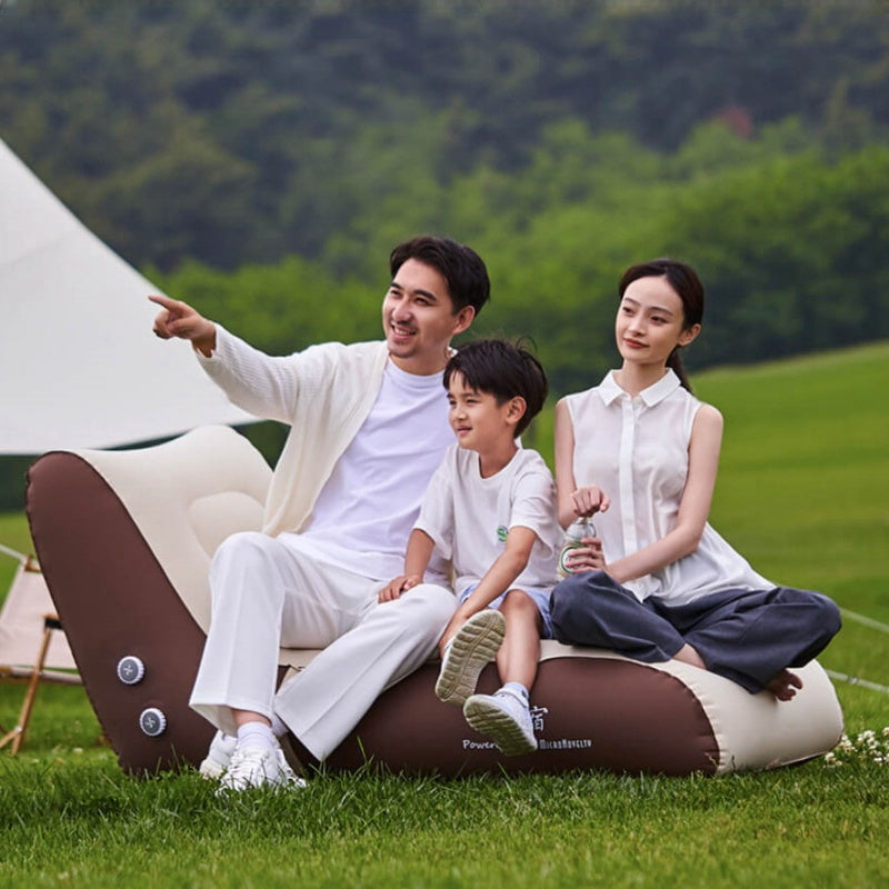 One-click automatic inflating and deflating divan sofa