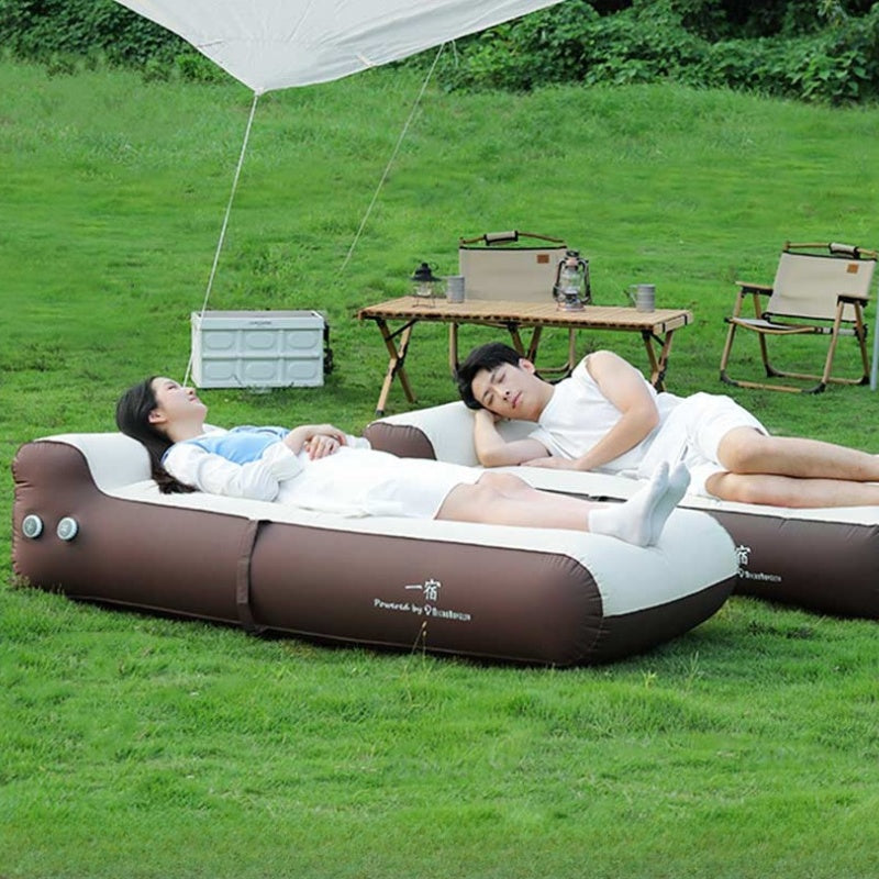 One click automatic inflation and deflation bed sleep model