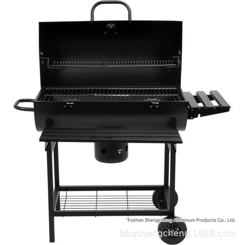 Household barbecue grill courtyard villa charcoal barbecue grill outdoor grill American bbq electric grill stew for 5 people