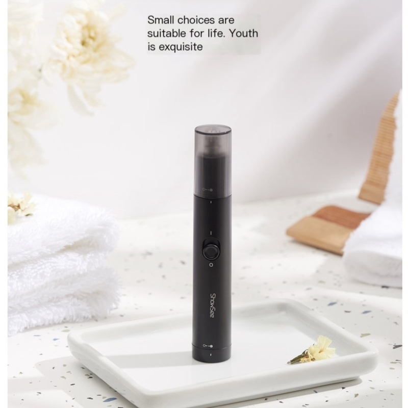 Small nasal hair trimmer, black