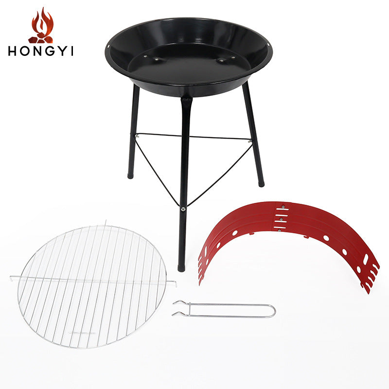 Folding barbecue tray portable charcoal grill home garden barbecue grill barbecue machine outdoor camping barbecue grill BBQ