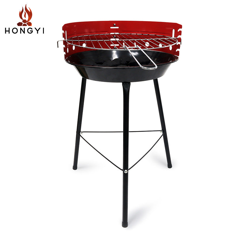 Folding barbecue tray portable charcoal grill home garden barbecue grill barbecue machine outdoor camping barbecue grill BBQ