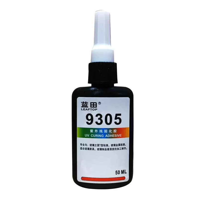 Shadowless glue 9305 UV glue for glass display cabinet