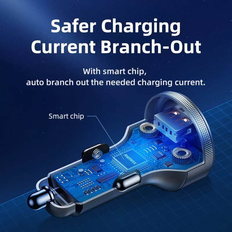 58.5W  two-port digital display charger remax RCC215