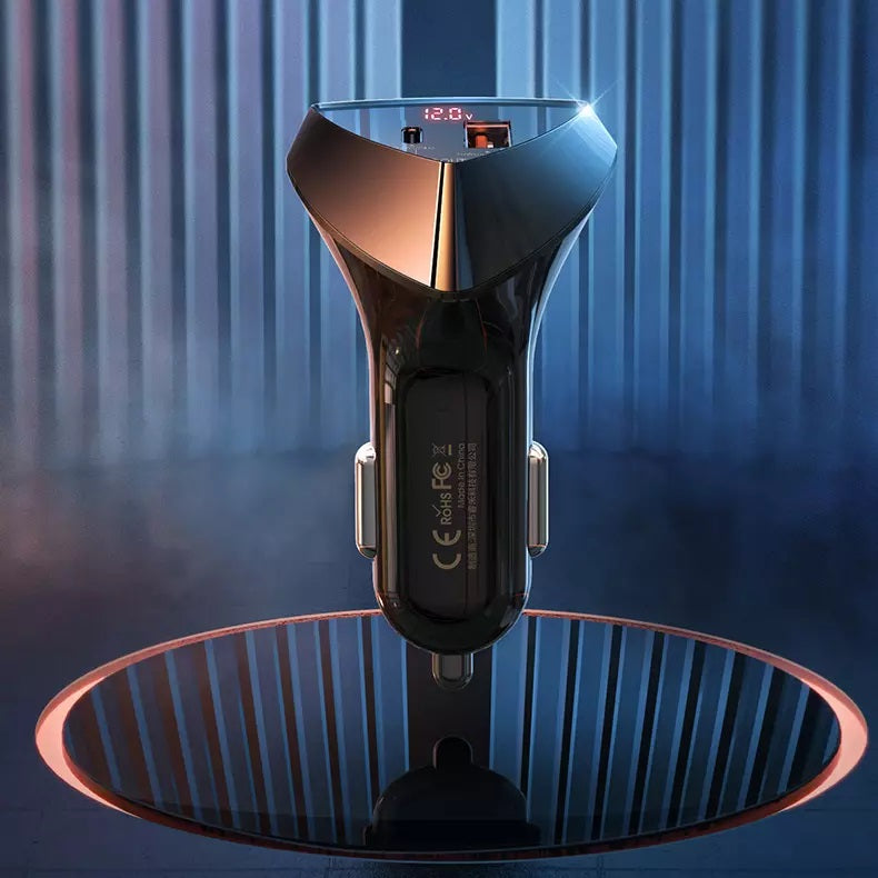 45W QC+PD 3.0   USB/ Type c cigarette lighter car charger remax RCC232