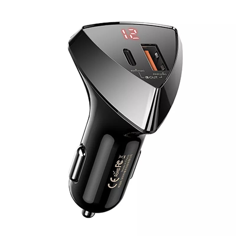 45W QC+PD 3.0   USB/ Type c cigarette lighter car charger remax RCC232