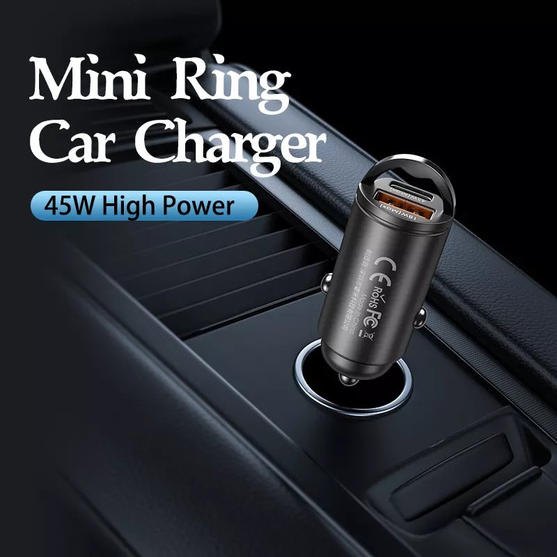 PD 45W USB+Type-C  Car  fast Charger  remax RCC238