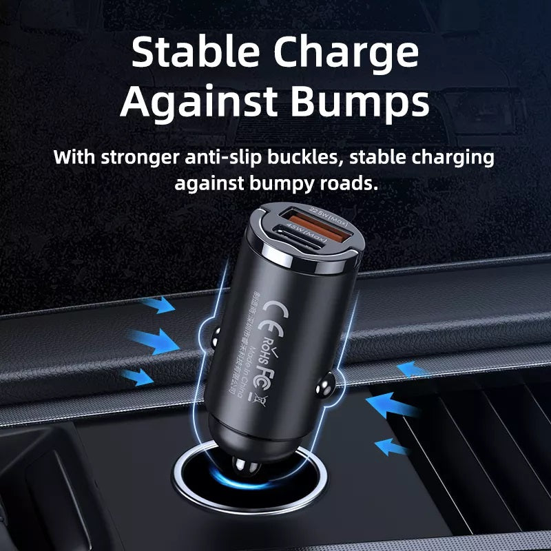 PD 45W USB+Type-C  Car  fast Charger  remax RCC238